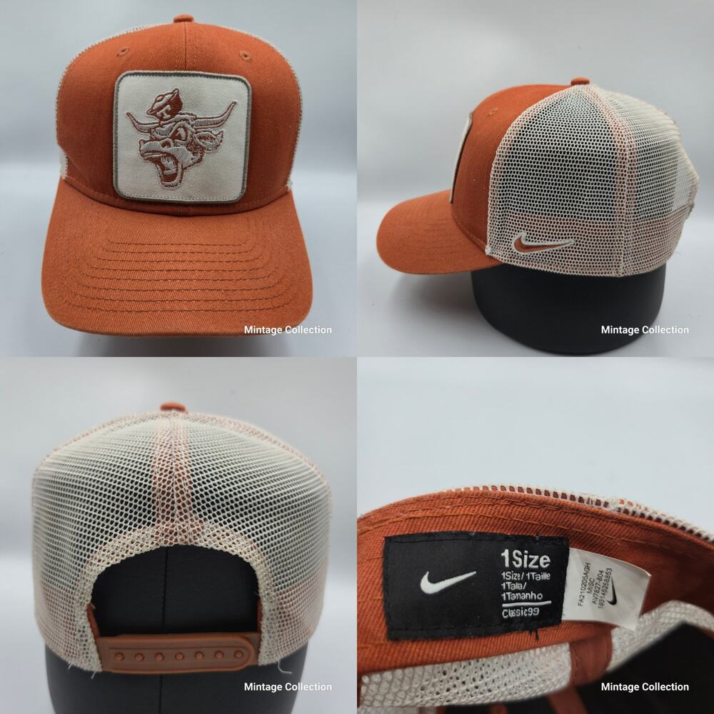 NIKE Texas Longhorns Bevo Classic 99 Trucker Snapback Hat